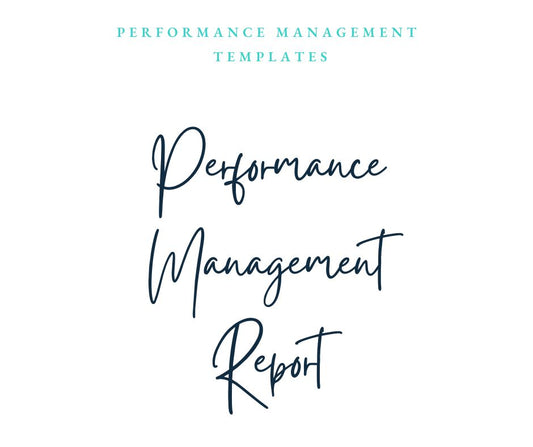 Investigation Officer (Performance Mgt) Report Template