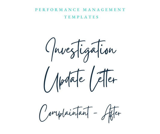 Incident Investigation Template (Complainant - After Meeting)