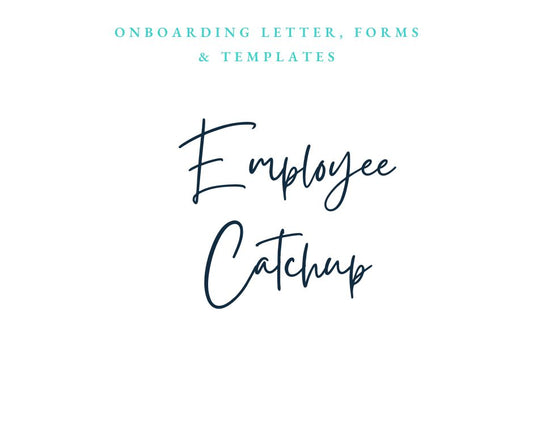 Employee Catchup Session Template