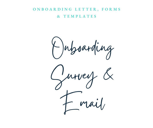 Onboarding Survey Questions & Email Template