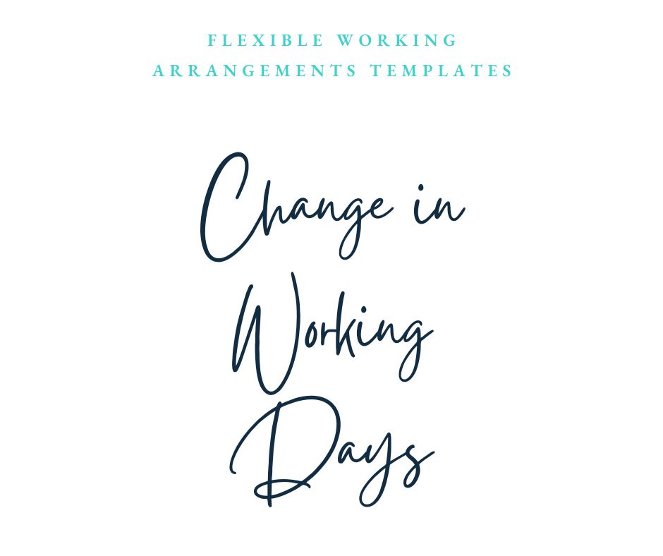 Changes in Work Days Template