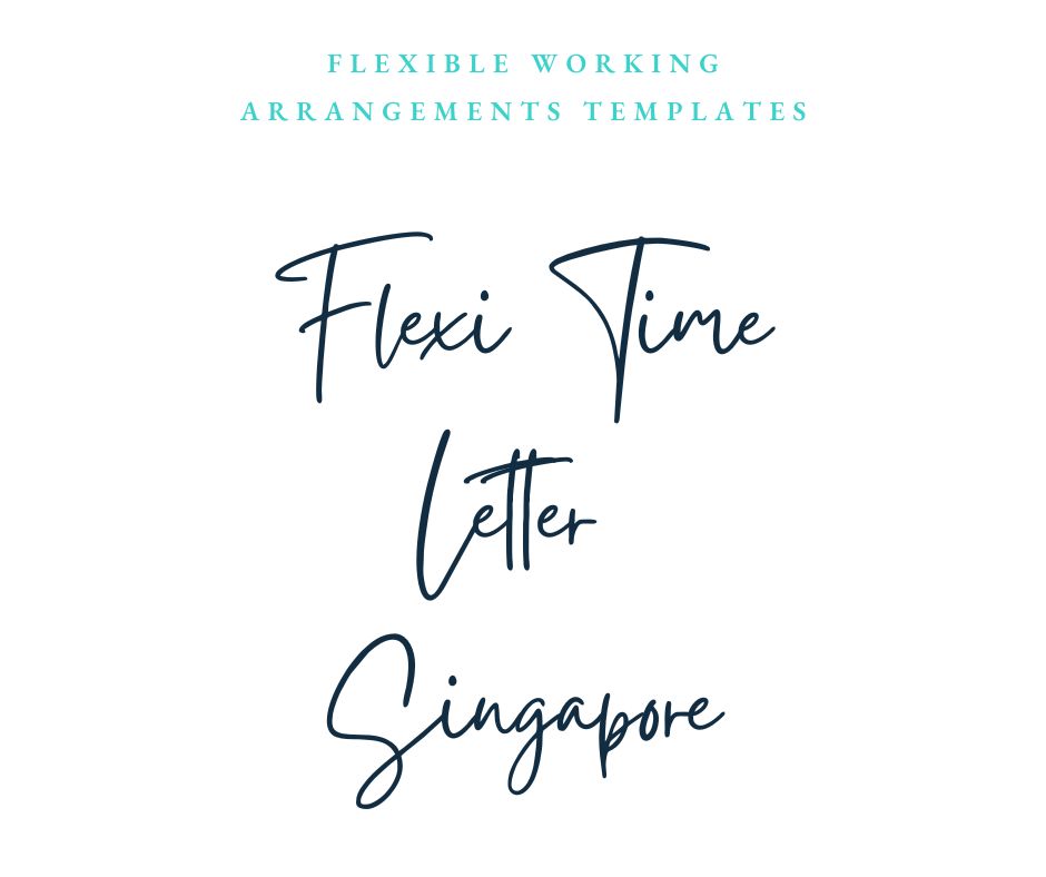 Request For Flexi-time Approval Letter (Change in Work Hours)