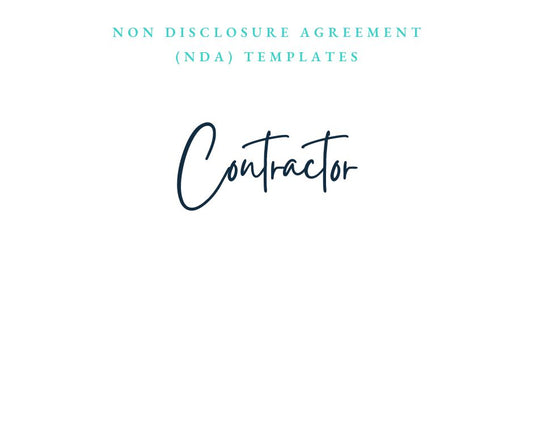 NDA Contractor Template