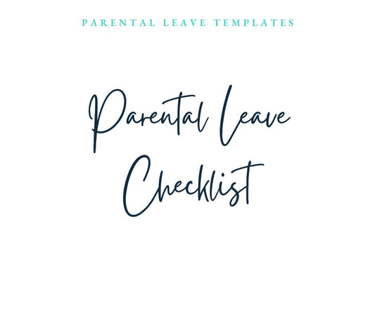 Parental Leave Checklist