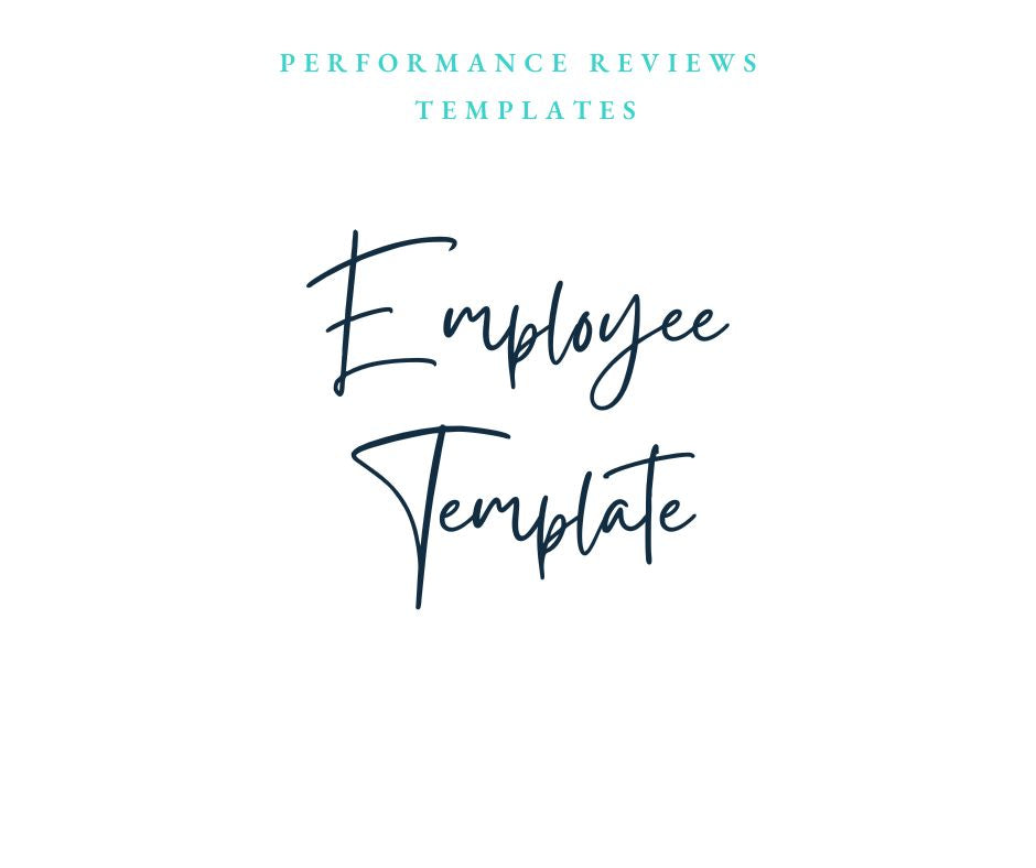 Employee Performance Review Template