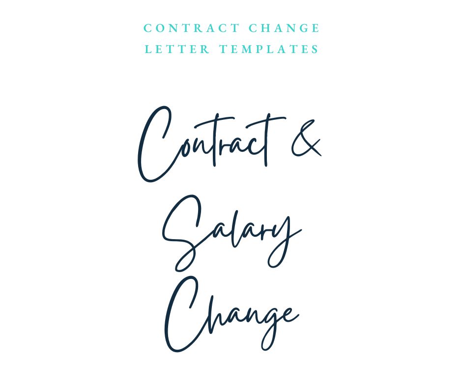 Contract Extension & Salary Increase Template